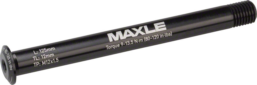 RockShox Maxle Stealth Front Thru Axle: 12x100, 125mm Length, Road MPN: 00.4318.005.016 UPC: 710845768187 Thru Axle Maxle Stealth Front Thru Axle