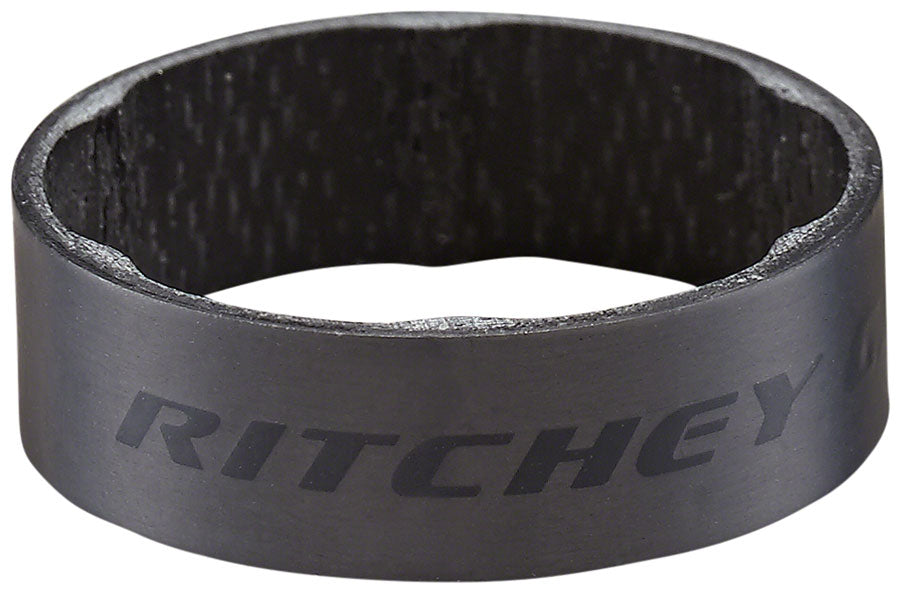 Ritchey WCS Carbon Headset Spacers 1-1/8, 10mm, Black, 2-pack