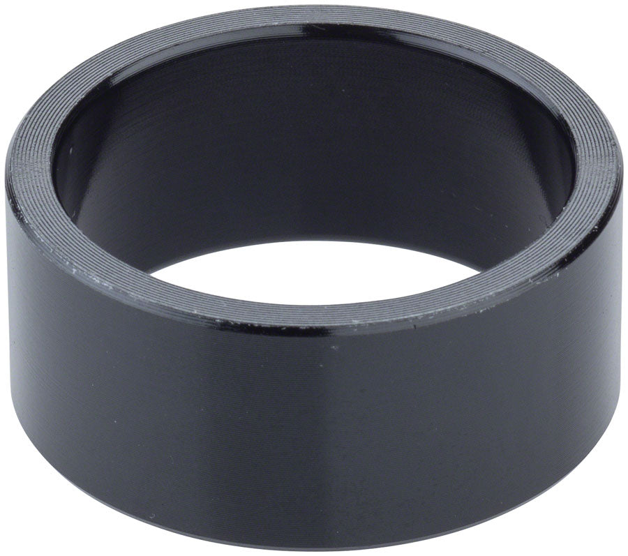 Problem Solvers Headset Stack Spacer - 28.6, 15mm, Aluminum, Black, Sold Each