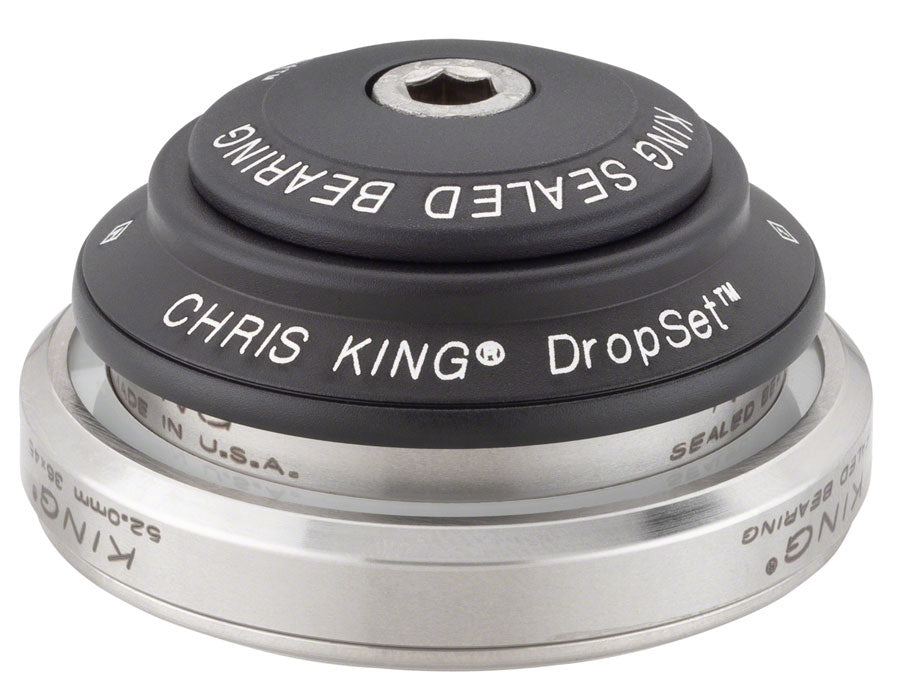 Chris King DropSet 3 Headset - 1-1/8 - 1.5", 41/52mm, 36 Deg, Matte Black - Headsets - DropSet 3 Headset