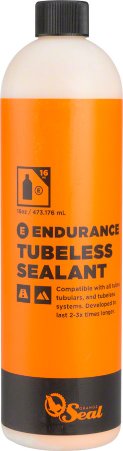 Orange Seal Endurance Tubeless Tire Sealant Refill - 16oz MPN: 60110 UPC: 810026601101 Tubeless Sealant Endurance Tubeless Tire Sealant