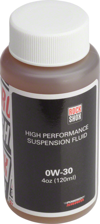 RockShox Suspension Oil, 0W-30, 120ml Bottle, Pike/Lyrik B1/Yari Lower Legs MPN: 11.4315.021.080 UPC: 710845730900 Suspension Oil and Lube Suspension Oil