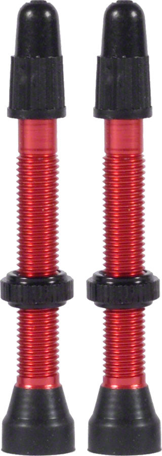 WTB Aluminum TCS Tubeless Valves: 34mm, Red, Pair MPN: W095-0006 UPC: 714401950061 Tubeless Valves TCS Presta Valve