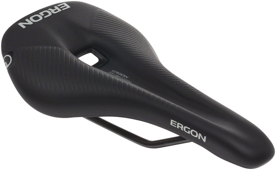 Ergon SR Comp Saddle - Titanium, Black, Men's, Small/Medium
