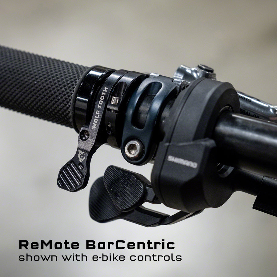 Wolf Tooth ReMote BarCentric Dropper Lever MPN: REMOTE-BARCENTRIC UPC: 810006802771 Dropper Seatpost Part ReMote BarCentric Dropper Lever