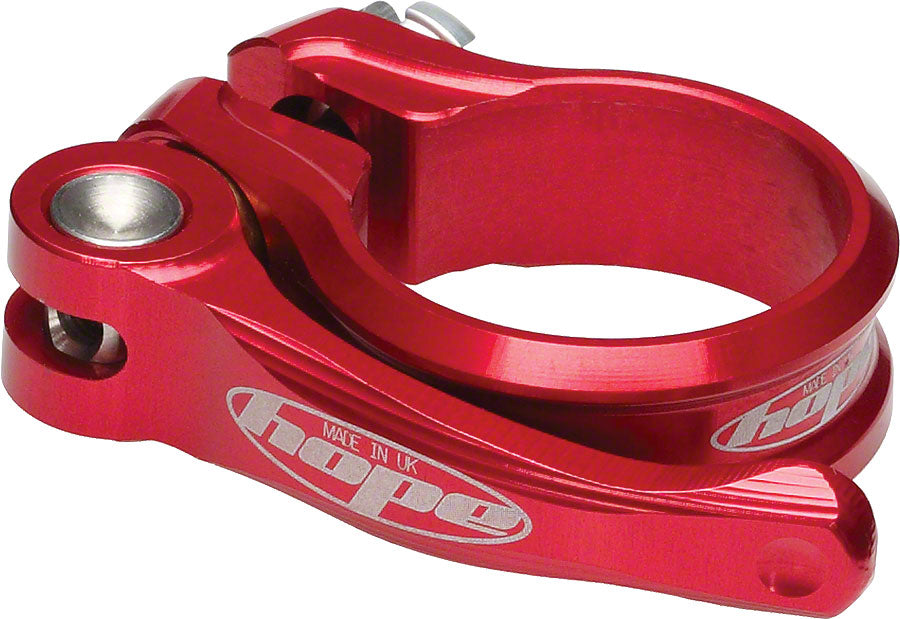 HOPE 34.9mm QR Seatclamp Red MPN: SCRQR34.9 Seatpost Clamp Quick Release