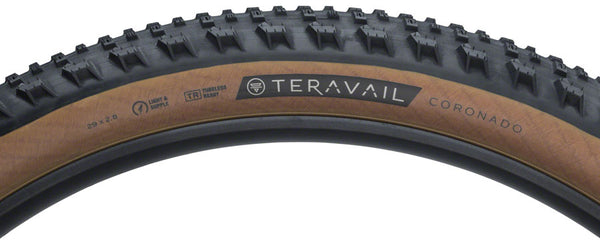 Teravail Coronado Tire - 29 x 2.8, Tubeless, Folding, Tan, Light and Supple