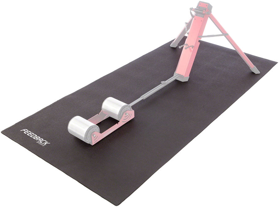 Feedback Sports Floor Mat - Black MPN: 16985 UPC: 817966010758 Trainer Accessories Floor Mat