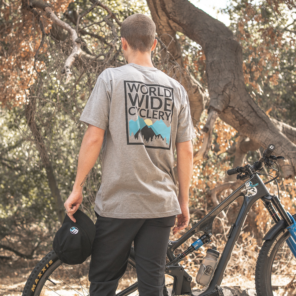 Worldwide Cyclery Afternoon Delight T-Shirt, Grey - Small MPN: WC-ADGRY-SM T-Shirt Afternoon Delight