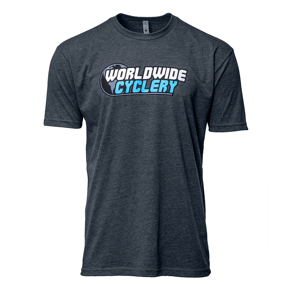 Worldwide Cyclery T-Shirt Charcoal, Large