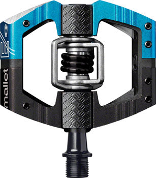 Crank Brothers Mallet Enduro Pedals - Dual Sided Clipless with Platform, Aluminum, 9/16", Blue/Black, Long Spindle MPN: 16080 UPC: 641300160805 Pedals Mallet E Pedals