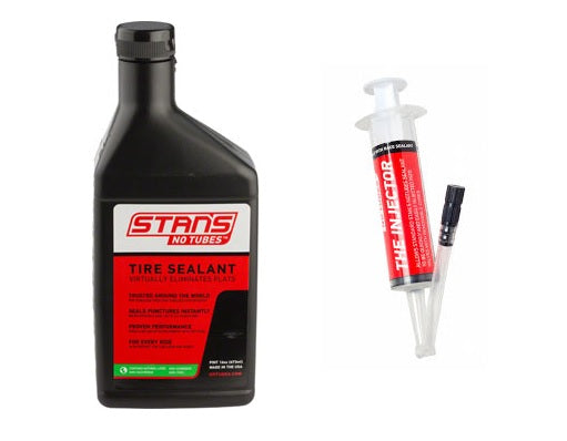 Stan's NoTubes Sealant 16oz Bottle with Injector Syringe MPN: BU-LU2312-LU2303 Tubeless Sealant Tire Sealant