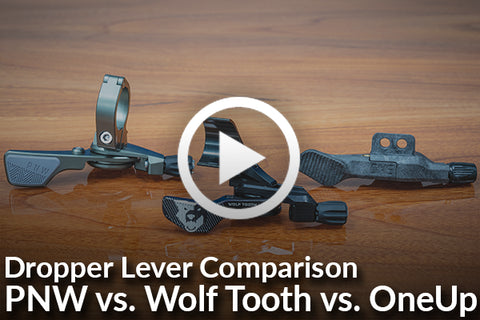 Dropper Post Lever Comparison: PNW Loam Lever, Wolf Tooth ReMote, and OneUp Components Lever [Video]