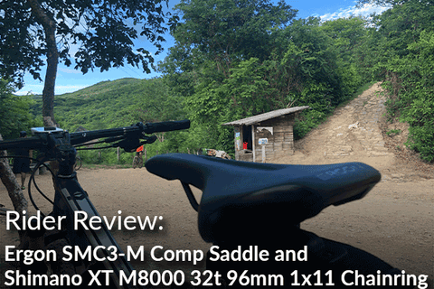 Ergon SMC3-M Comp Saddle and Shimano XT M8000 32t 96mm 1x11 Chainring: Rider Review