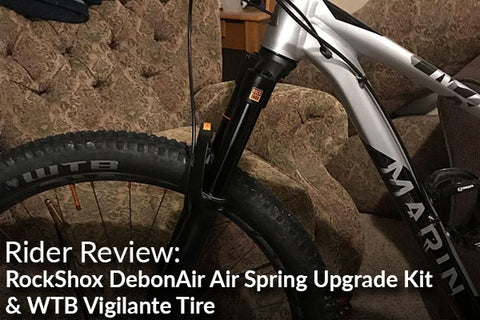 RockShox Air Spring Upgrade Kit &  WTB Vigilante Tire: Rider Review