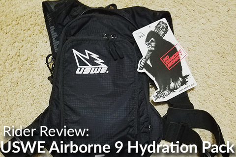 USWE Airborne 9 Hydration Pack w/3L Bladder: Rider Review