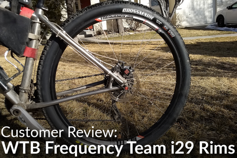 WTB Frequency Team i29 TCS Rims: Customer Review