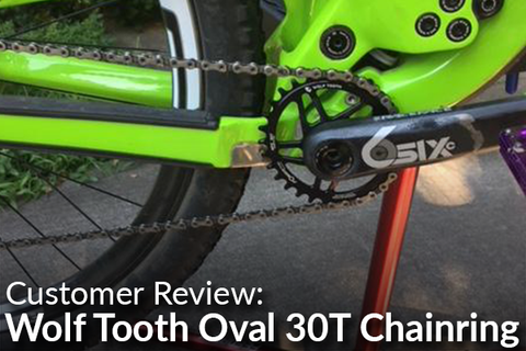 Wolf Tooth Direct Mount Oval 30T Chainring: Customer Review