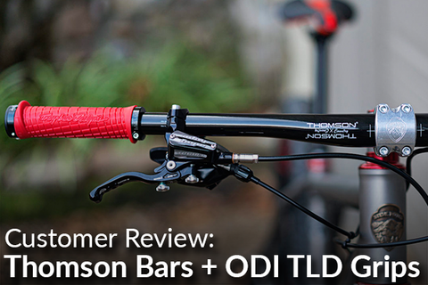 Thomson Carbon XC Handlebars Paired with ODI Troy Lee Designs Grips: Customer Review