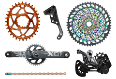 Mountain Bike Cranks, Chainrings, Chains, Derailleurs, and Cassettes - Worldwide Cyclery