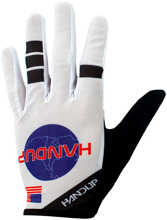 Handup Vented Gloves - Shuttle Runner White, Full Finger, Large MPN: GLOV0448LARG UPC: 649270669748 Gloves Vented Shuttle Runner White Gloves