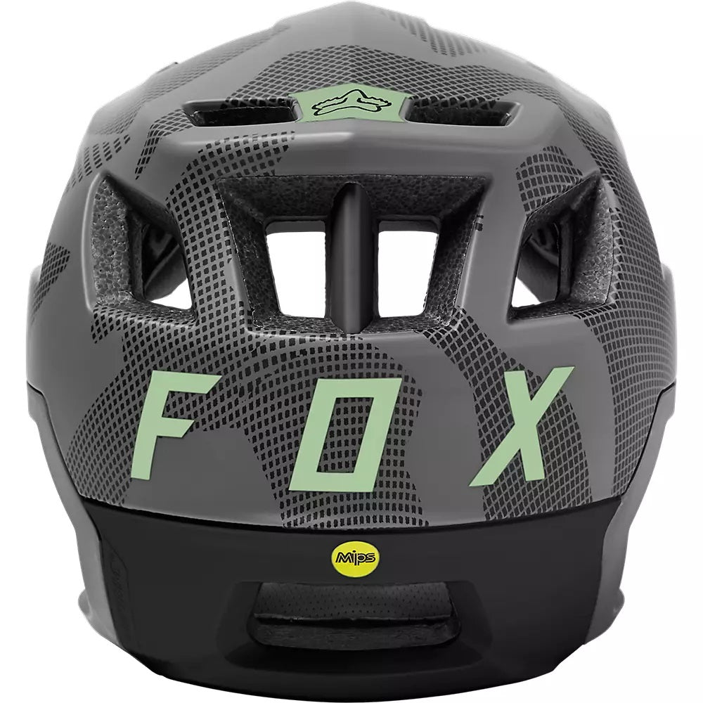 Fox Racing Dropframe Pro Helmet - Grey Camo, Medium - Helmets - Dropframe Pro Helmet
