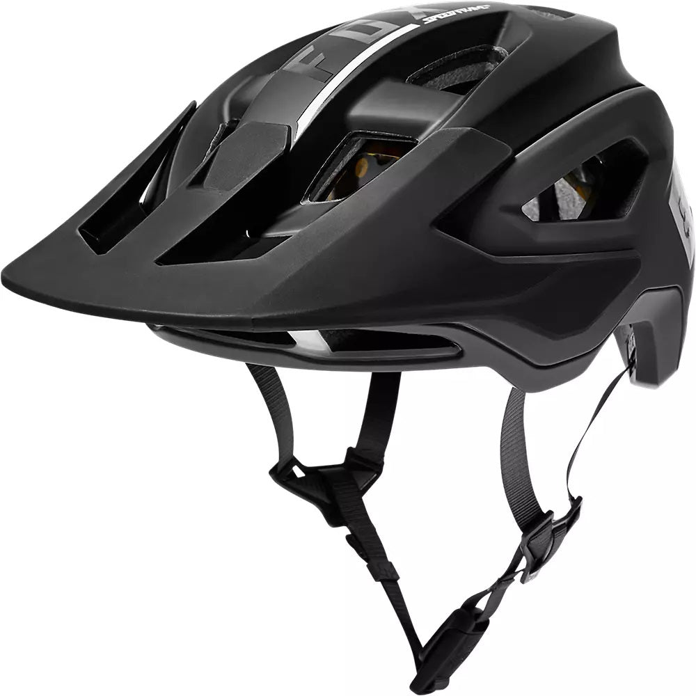 Fox Racing Speedframe Pro Blocked MIPS Helmet - Black, Small - Helmets - Speedframe Pro Helmet
