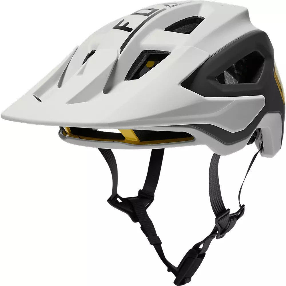 Fox Racing Speedframe Pro Blocked MIPS Helmet - White, Medium - Helmets - Speedframe Pro Helmet