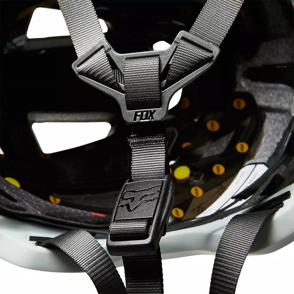 Fox Racing Speedframe Pro Blocked MIPS Helmet - White, Medium - Helmets - Speedframe Pro Helmet