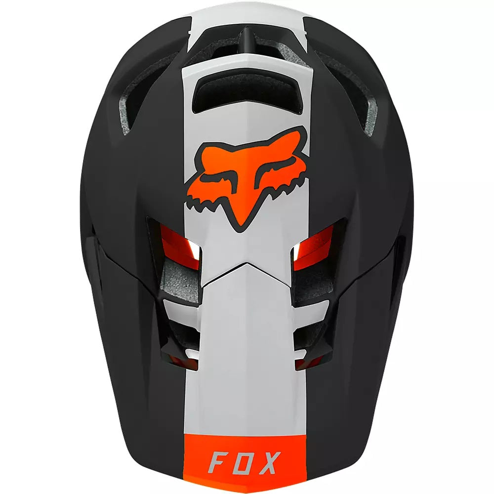 Fox Racing Proframe Blocked Full-Face Helmet - Black/Red/White, Medium MPN: 29366-001M UPC: 191972616457 Helmets Proframe Full-Face Helmet