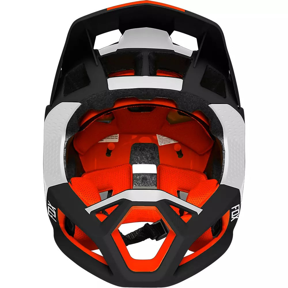 Fox Racing Proframe Blocked Full-Face Helmet - Black/Red/White, X-Large MPN: 29366-001XL UPC: 191972616471 Helmets Proframe Full-Face Helmet