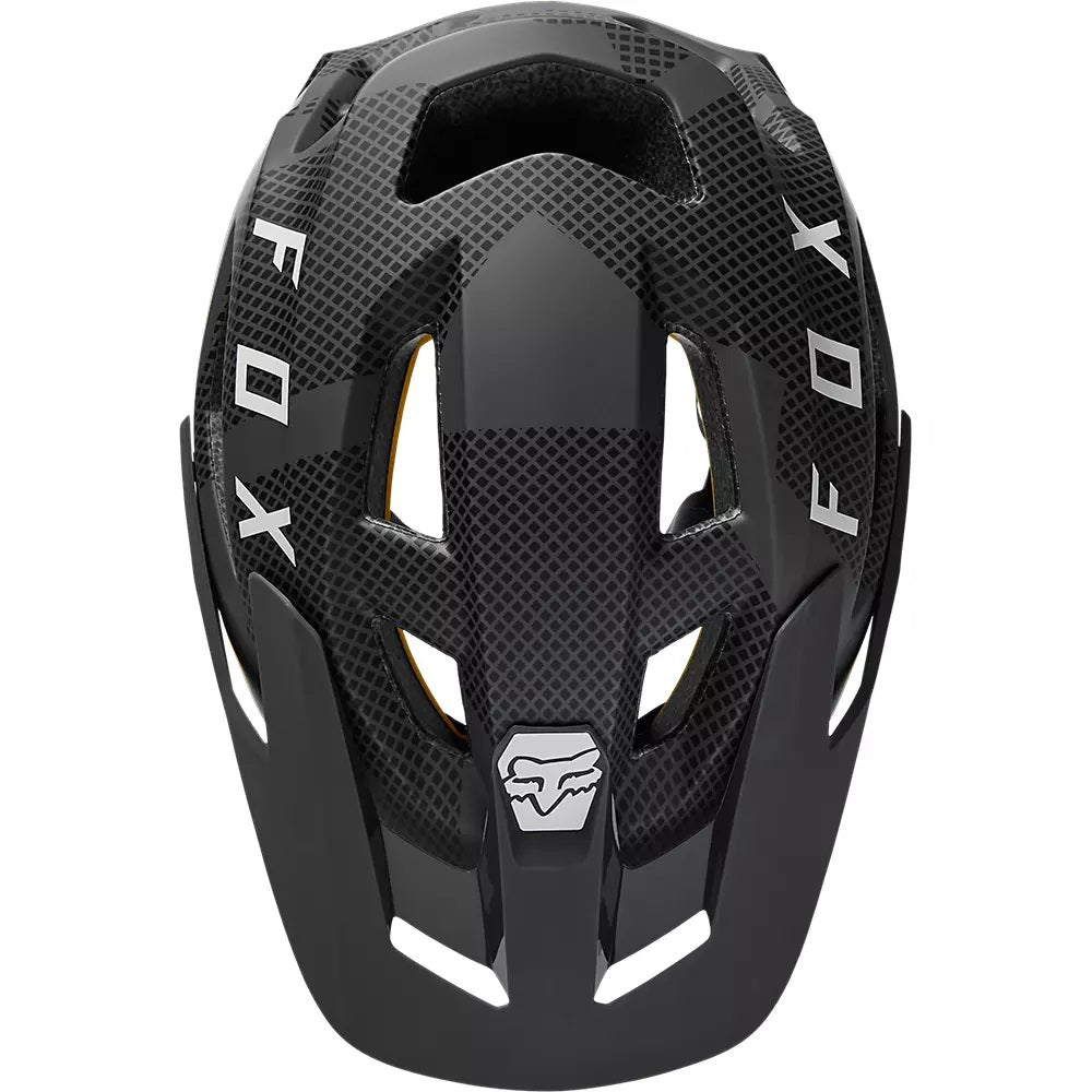 Fox Racing Speedframe Camo MIPS Helmet - Grey Camo, Large MPN: 29385-033L UPC: 191972642029 Helmets Speedframe MIPS Helmet