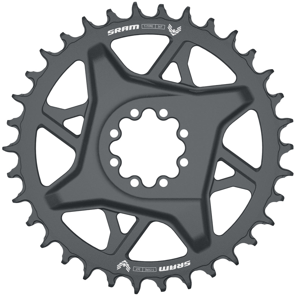 Sram GX T-Type Direct Mount Chainring, 32T, 3mm Offset, Dark Polar, D1, (including 8 bolts)
