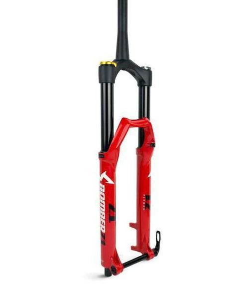 Marzocchi Bomber Z1 Suspension Fork - 27.5", 180 mm, 15 x 110 mm, 44 mm Offset, Red GRIP, Sweep Adjust, Quick Release MPN: 912-01-052 Suspension Fork Bomber Z1 Suspension Fork