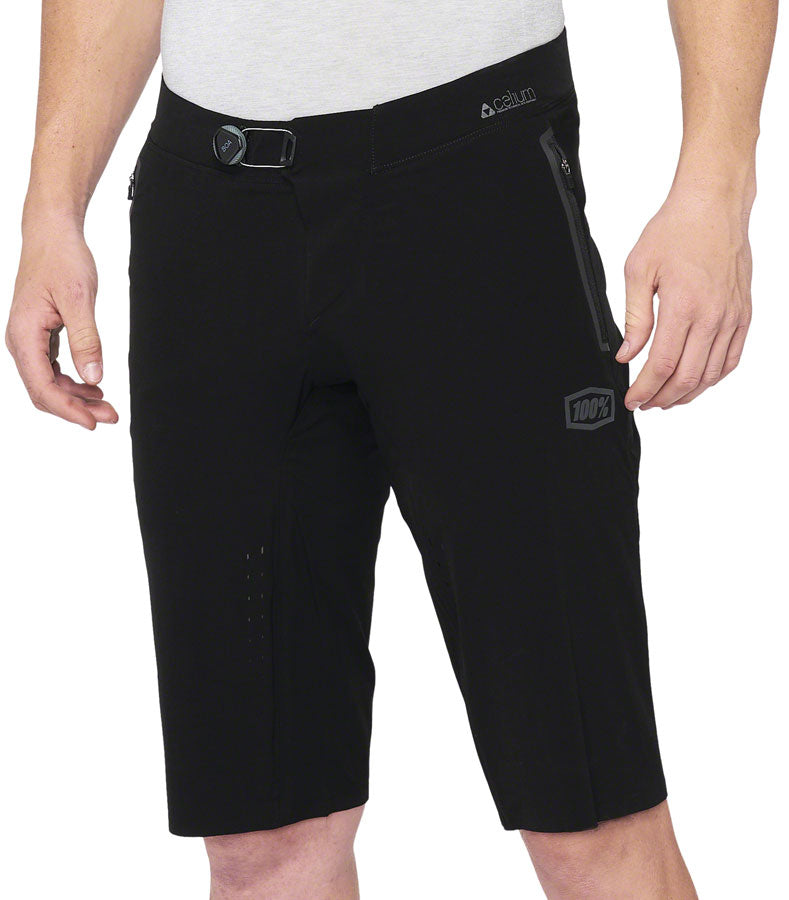 100% Celium Shorts - Black, Men's, 34 MPN: 40012-00003 UPC: 841269189293 Short/Bib Short Celium Shorts