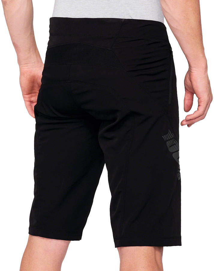 100% Airmatic Shorts - Black, Size 36 - Short/Bib Short - Airmatic Shorts