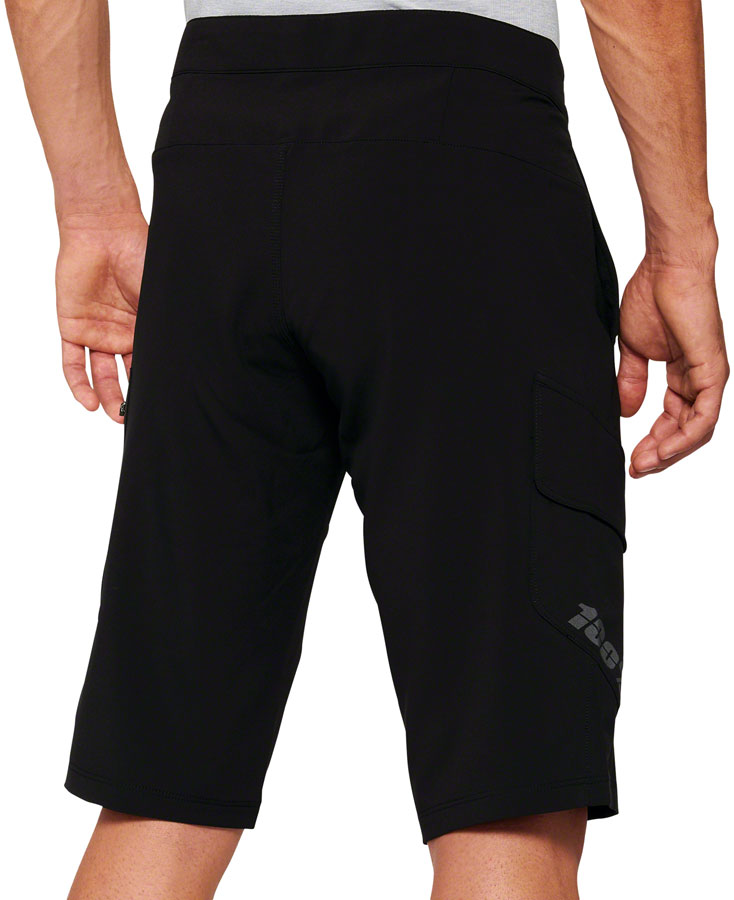100% Ridecamp Shorts with Liner - Black, Size 36 - Short/Bib Short - Ridecamp Shorts