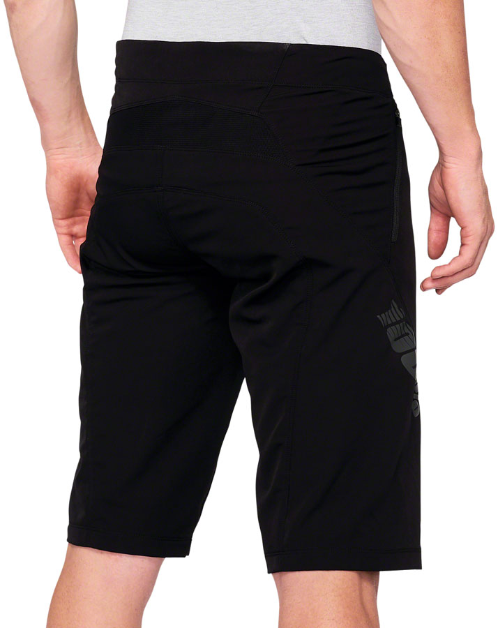 100% Airmatic Shorts - Black, Men's, Size 34 - Short/Bib Short - Airmatic Shorts
