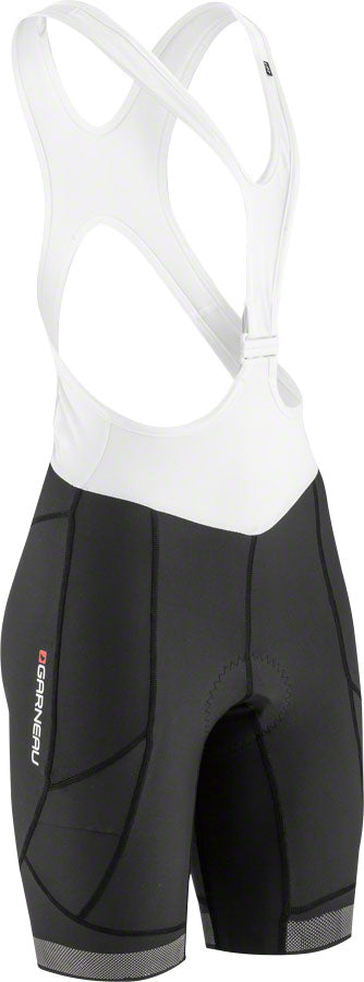 Garneau CB Neo Power RTR Bib Shorts - Black/White, Small, Women's