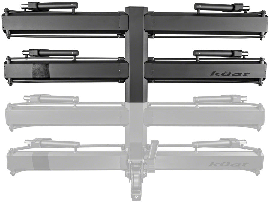 Kuat Piston Pro 2-Bike Add-On Tray - Sandy Black MPN: PPA2B UPC: 857373008726 Hitch Rack Accessory Piston Pro Add On