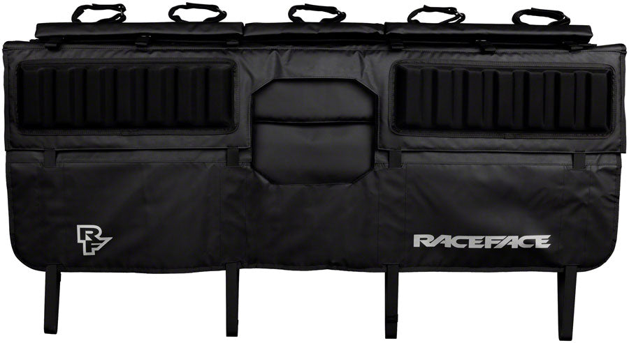 RaceFace T3 Tailgate Pad - Black, Mid Tailgate Pad 821973489964 