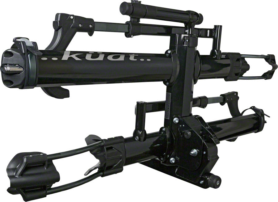 Kuat NV 2.0 Hitch Bike Rack - 2-Bike, 2" Receiver - Black Metallic/Gray Anodize MPN: NV22B UPC: 896581002690 Hitch Bike Rack NV 2.0 Hitch Bike Rack