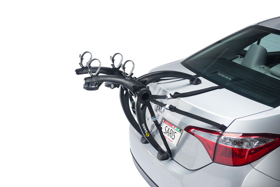 Saris Bones Trunk Rack: 2 Bike, Black - Trunk Racks - Bones Trunk Rack