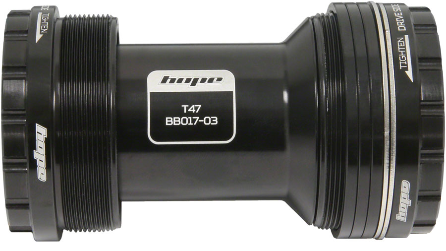 Hope T47 Bottom Bracket Bottom Bracket - 68/73mm, For 30mm Spindle, Stainless, Black
