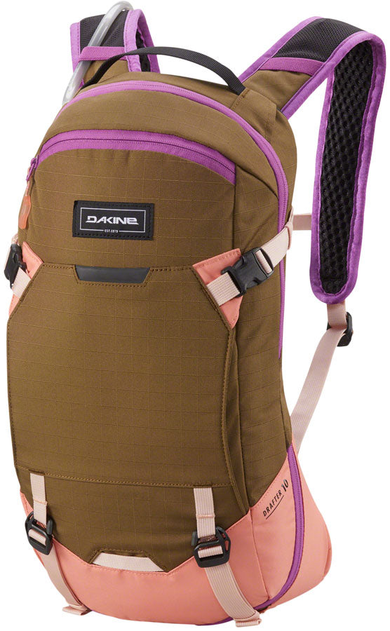 Dakine Session Hydration Pack - 8L, Olive/Crab, Women's MPN: D.100.5471.213.OS UPC: 194626522142 Hydration Packs Session Women's Hydration Pack