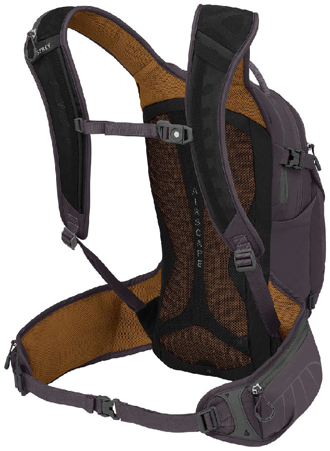 Osprey Raptor 14 Hydration Backpack - Extended Fit, Space Travel / Toffee Orange MPN: 10005952 UPC: 843820180701 Hydration Packs Raven  Women's Hydration Pack