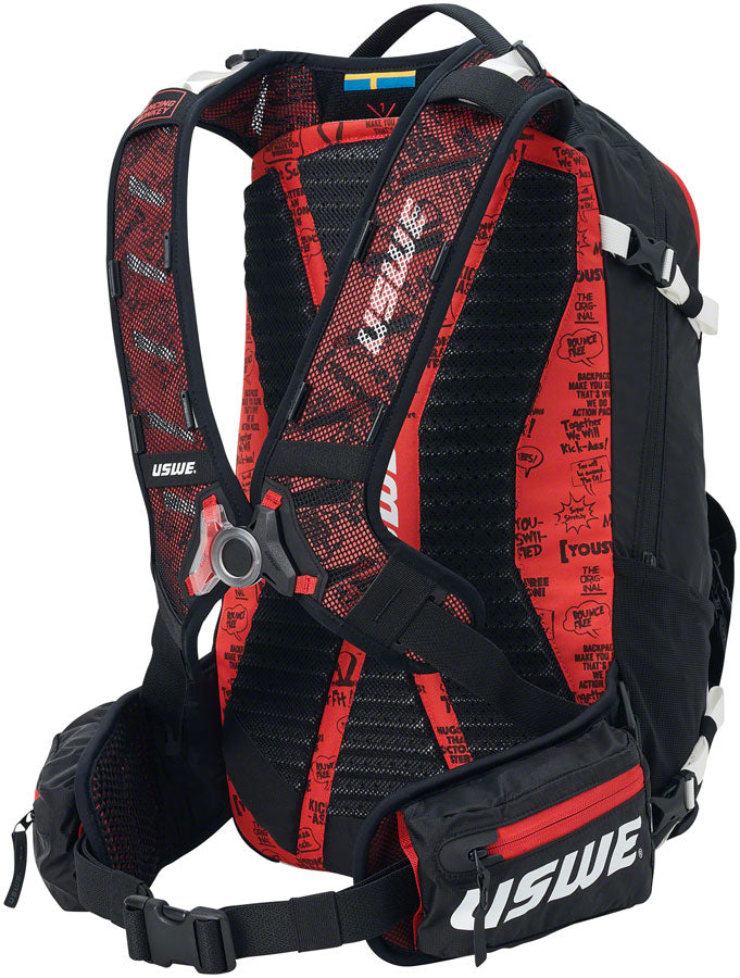 USWE Flow 25 Hydration Pack - Black/Red - Hydration Packs - Flow 25 Hydration Pack