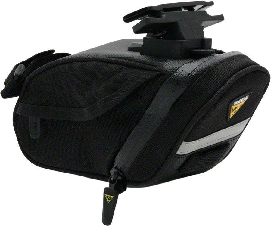 Topeak Aero Wedge DX Seat Bag with Mount: Medium, Black