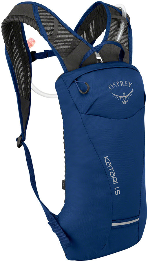 Osprey Katari 1.5 Hydration Pack: Cobalt Blue MPN: 10002118 UPC: 845136086340 Hydration Packs Katari Men's Hydration Pack