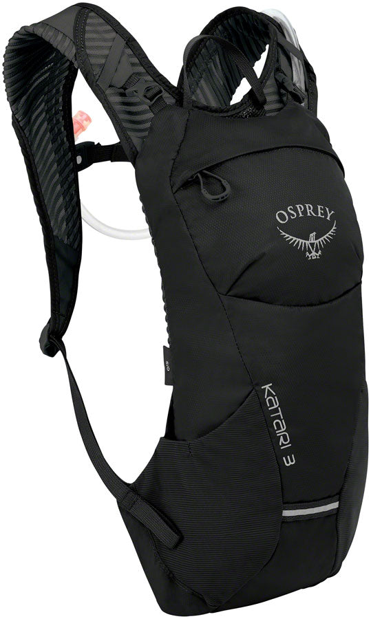 Osprey Katari 3 Hydration Pack: Black MPN: 10001772 UPC: 845136078727 Hydration Packs Katari Men's Hydration Pack